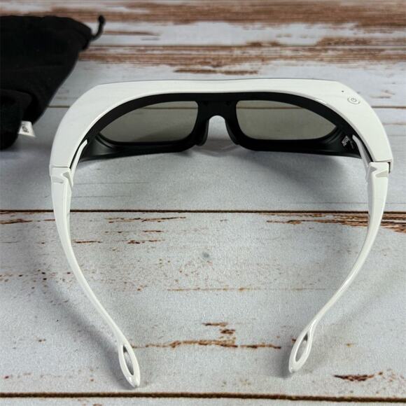 Sony 3D Active Shutter Glasses TDG-BR250 White for Video Game Console - Picture 4 of 5